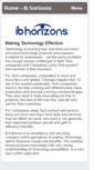 Mobile Screenshot of ibhorizons.com