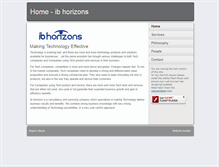 Tablet Screenshot of ibhorizons.com